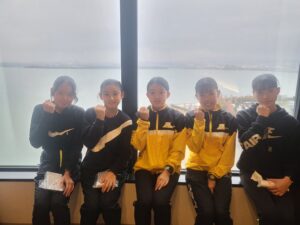明日の全国中学駅伝がんばります🎵